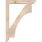 Ekena Millwork Westlake Slat Smooth Bracket w/ Offset Brace, Douglas Fir, 5 1/2"W x 32"D x 44"H BKT0604X32X44WTL06SDF - alternate 3